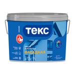 Краска фасадная Текс Профи акриловая база А белая 9 л 104062