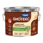 Антисептик Текс Bioteks 2-в-1 декоративный для дерева махагон 9 л 144586
