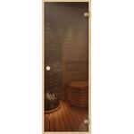 Дверь для бани и сауны стеклянная бронза DoorWood 690х1890 мм (DW02187) 857445