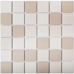 Мозаика Starmosaic LB Mix Antid бежевая керамическая 306х306х6 мм