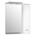 Зеркальный шкаф АСБ-Мебель Альфа 65х80х16 см с подсветкой белый 626337