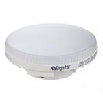Лампа светодиодная Navigator GX53 4000К 10 Вт 800 Лм 220 В таблетка матовая диммируемая 636467