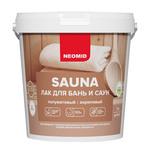 Лак акриловый Neomid Sauna бесцветный 1 л полуматовый 104320