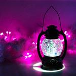 Декоративный фонарь светодиодный с эффектом снегопада Neon-Night Снеговики (501-061) 636122