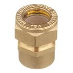 Муфта Stahlmann IWS EasyFix 15 мм х 1/2 ВР(г) для гофрированных труб 501109