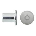 Гайка-втулка плоская оцинкованная M6х12 мм (4 шт.) 640697