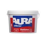 Краска моющаяся Aura Interior Mattlatex база А белая 9 л 163217