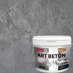 Штукатурка декоративная с эффектом бетона Bayramix Аrt Beton AB-03 темно-серая 10 кг 683556