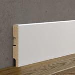 Плинтус МДФ Cosca Décor AP79 белый 80х16х2400 мм под покраску прямой 683565