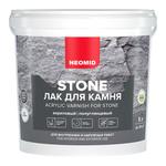 Лак акриловый для камня Neomid Stone бесцветный 5 л полуглянцевый 104323