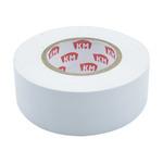 Изолента КМ ПВХ белая 19 мм 20 м односторонняя 679620