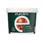 Лак Eurotex Сауна для бань и саун акриловый бесцветный 2,5 кг