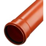 Труба канализационная d110x2000 мм для наружной канализации