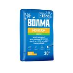 Клей для ПГП, ГКЛ, ГВЛ Волма Монтаж гипсовый зимний 30 кг