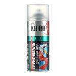 Грунт-эмаль аэрозольная для пластика Kudo белая RAL 9003 520 мл
