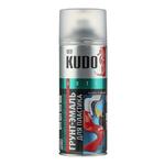 Грунт-эмаль аэрозольная для пластика Kudo черная RAL 9005 520 мл