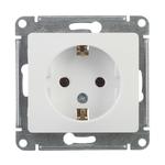 Розетка Schneider Electric Glossa GSL000143 скрытая установка белая с заземлением