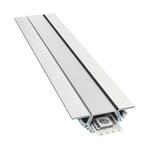 Профиль для светодиодной ленты OGM (P8-03) 2 м угловой накладной анодированный алюминий комплект 636735