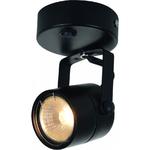 Светильник настенно-потолочный GU10 50 Вт 140х80х60 мм IP20 Arte Lamp Lente (A1310AP-1BK)