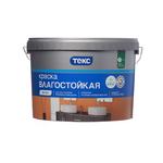 Краска водно-дисперсионная Текс Профи влагостойкая белая основа А 9 л