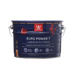 Краска водно-дисперсионная Tikkurila Euro Power 7 моющаяся белая основа А 9 л