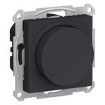 Диммер Schneider Electric Atlas Design ATN001034 скрытая установка карбон 20-315 Вт поворотно-нажимной