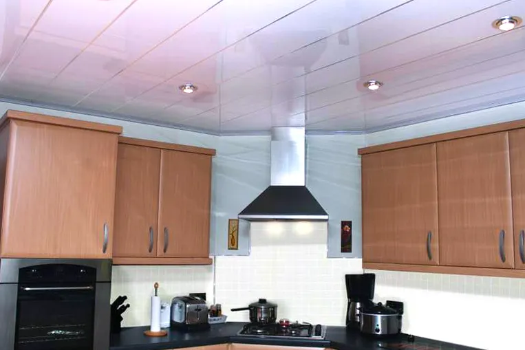 Подвесной потолок на кухне своими руками (10 фото)