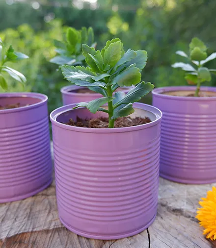 Кашпо пенёк из старого ведра и ненужных вещей | DIY flower pot