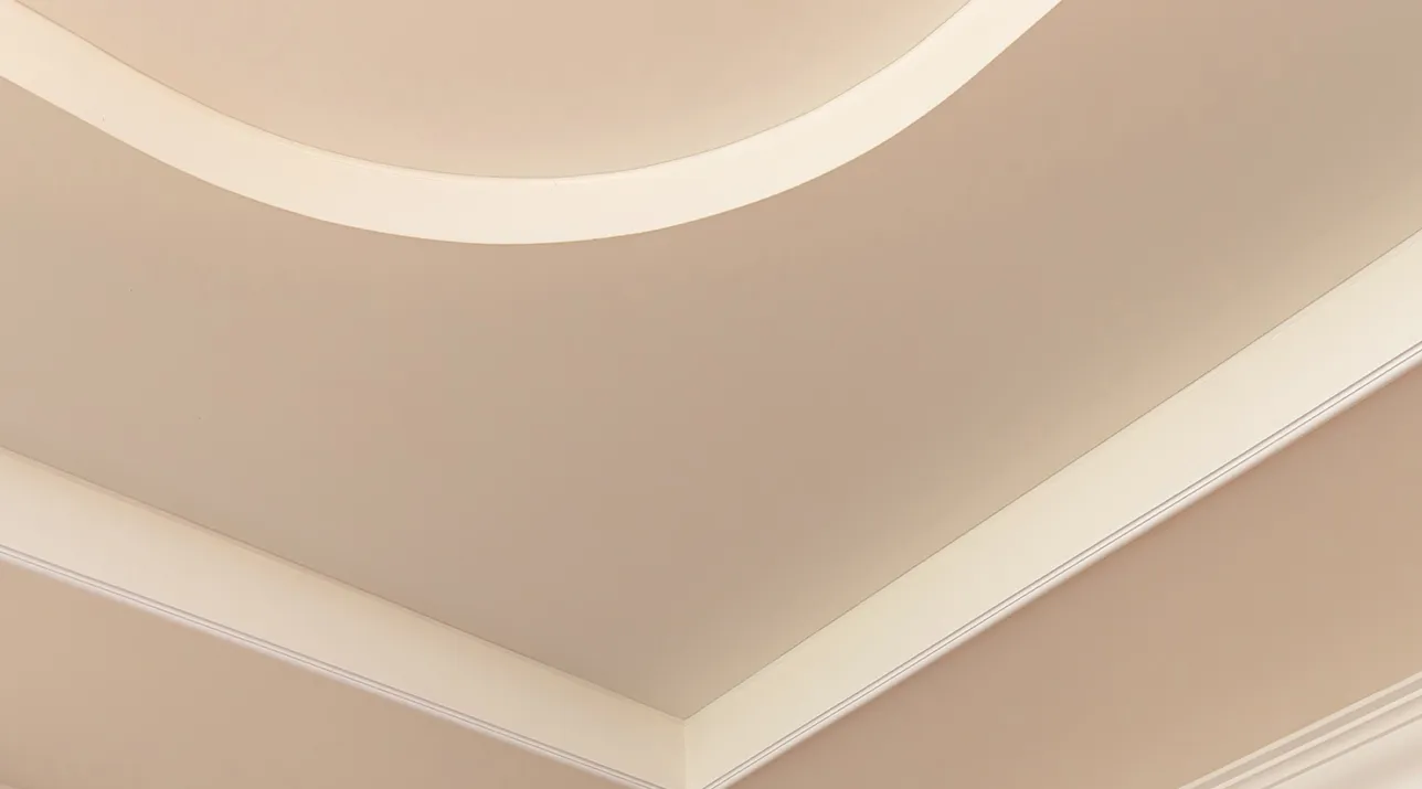 Универсальный гипсокартон. Как делается двухуровневый потолок