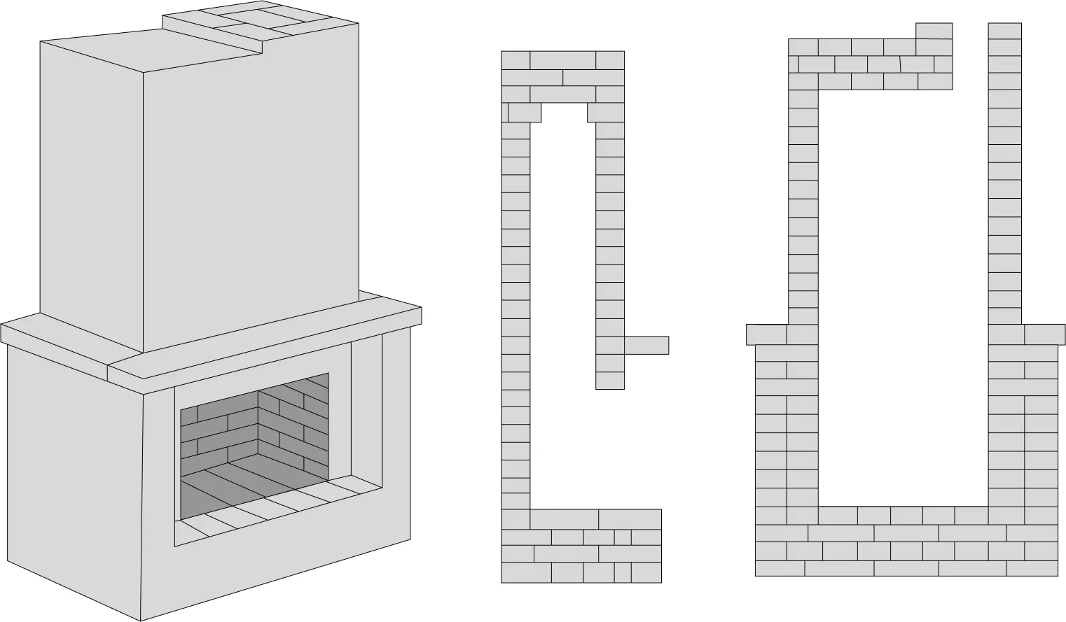 Камин схема электрическая Камин своими руками из кирпича: устройство, проекты, пошаговая инструкция, как с