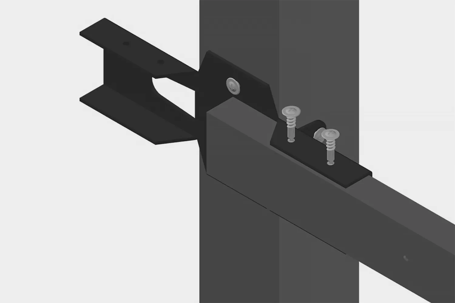 Х-кронштейн для крепления лаги
