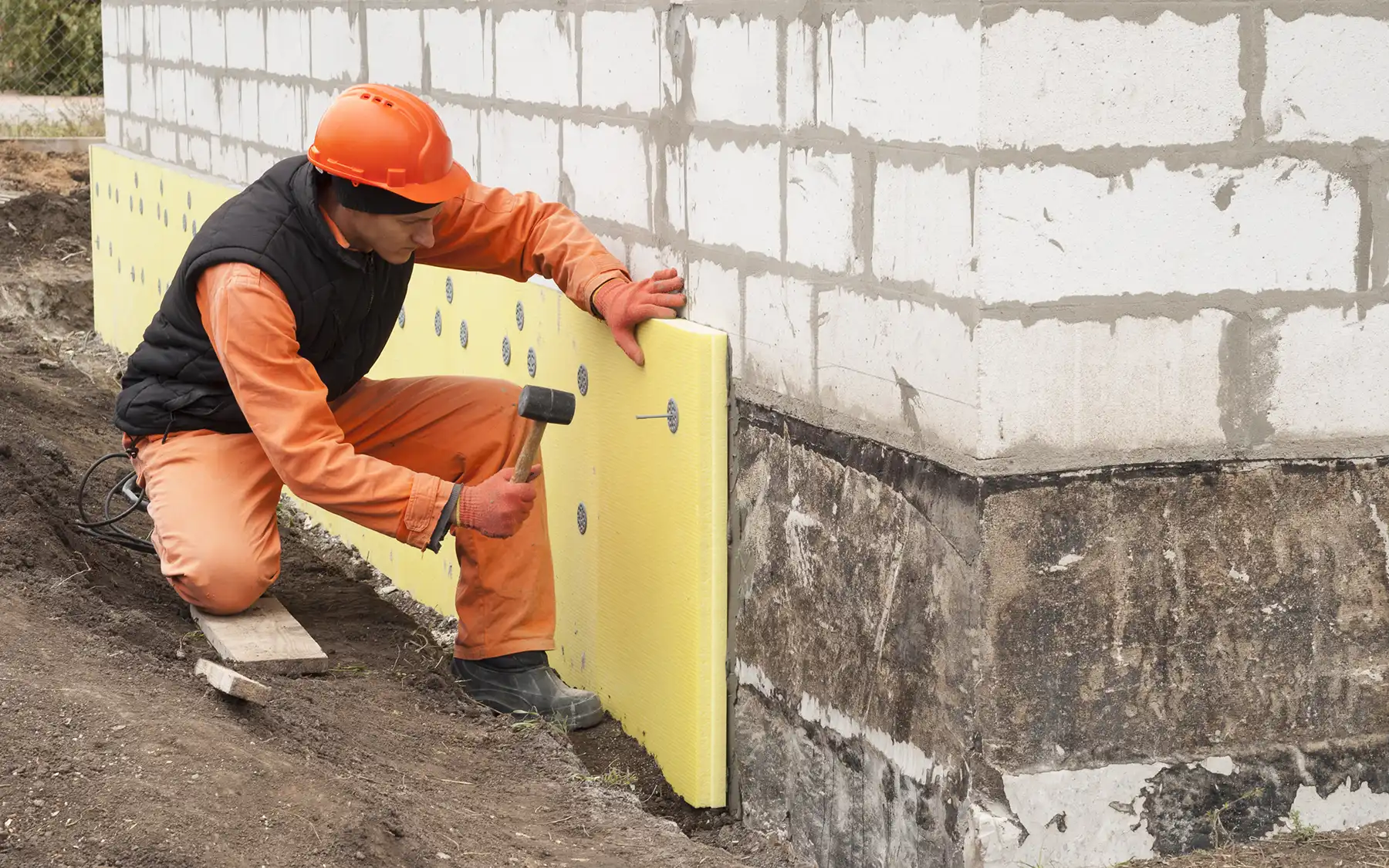 Утепление цоколя экструдированным пенополистиролом