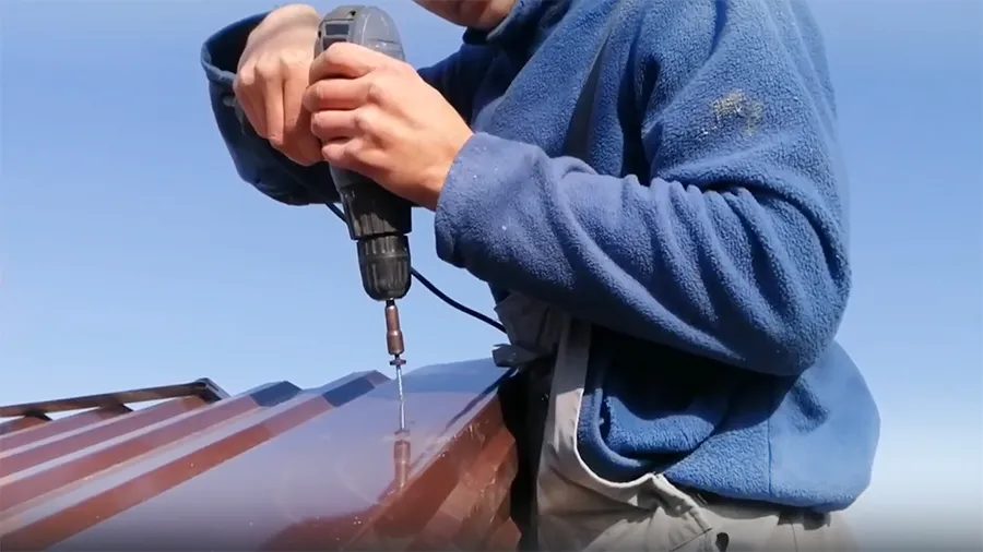 Монтаж торцевой планки