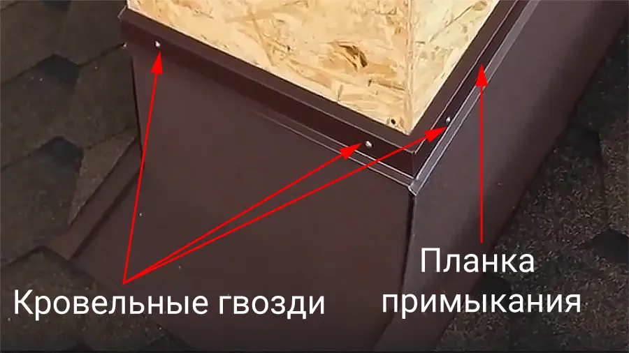 Защита примыканий кровли