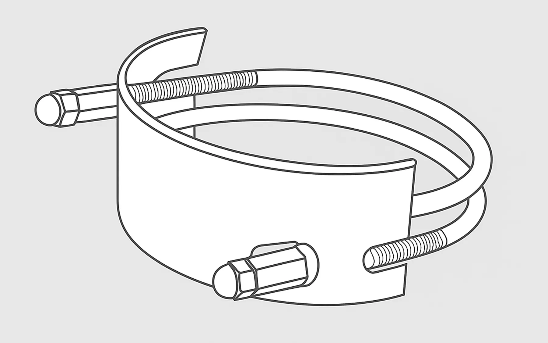 Спиральный хомут