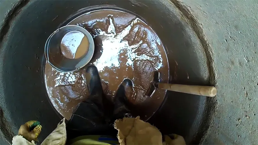 Плывун в колодце