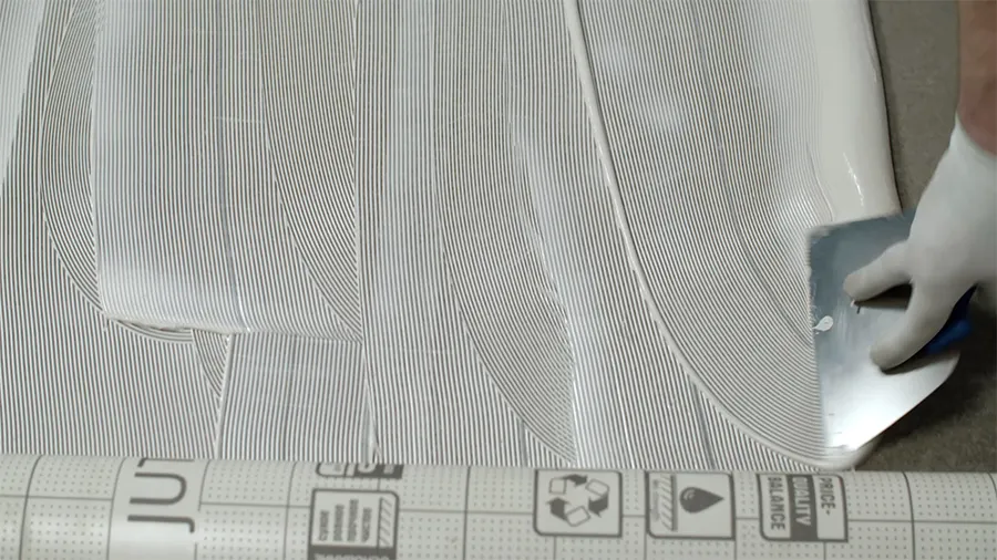 Фиксация на клей для напольных покрытий