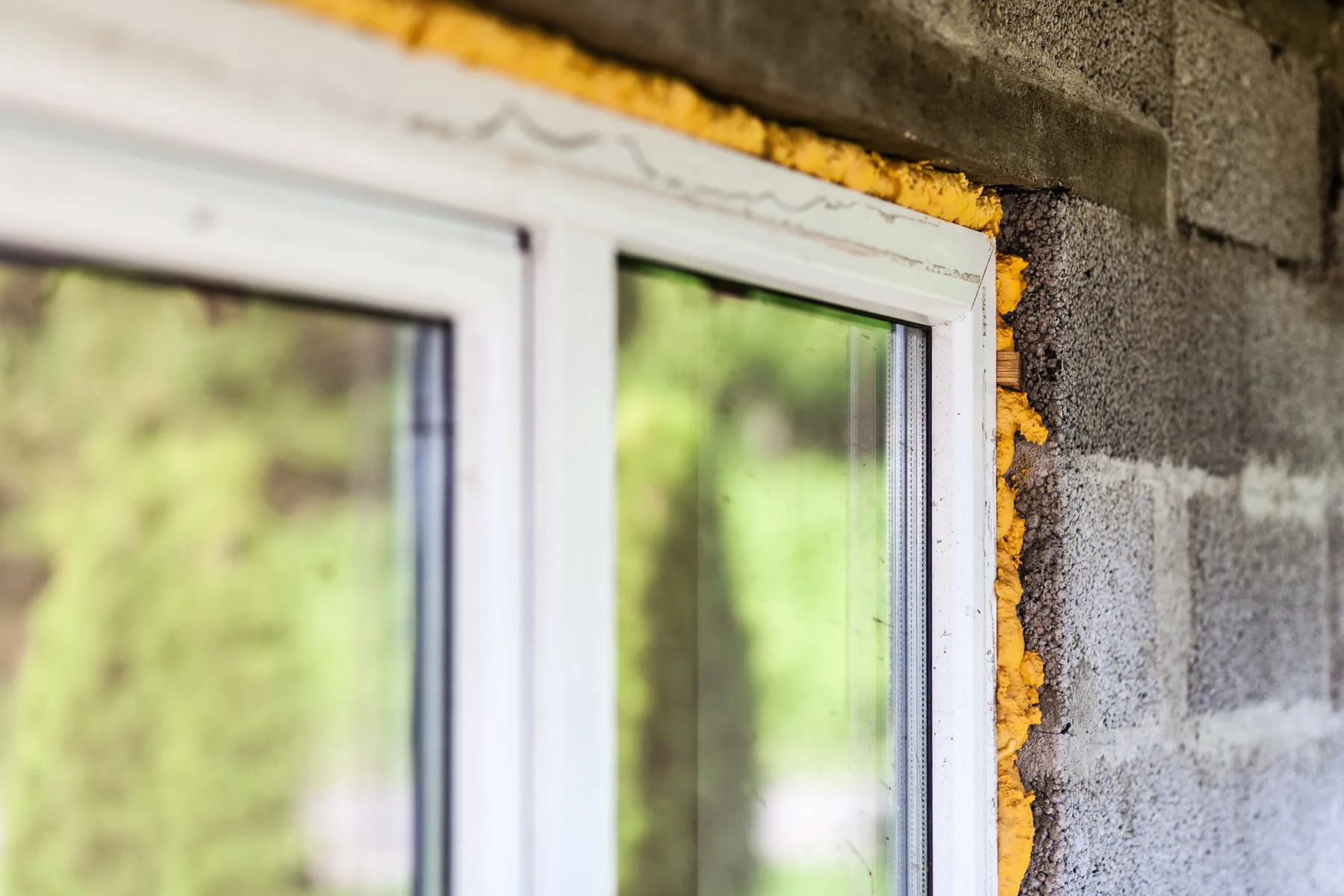 Утепление наружных откосов