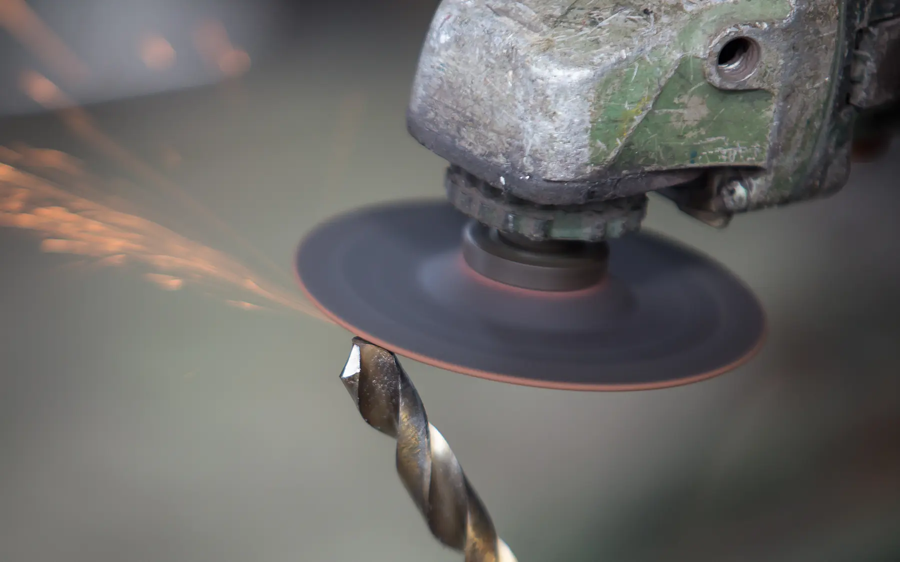 Заточка сверла болгаркой