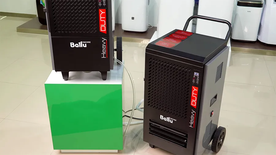 Промышленное оборудование для просушки потолка