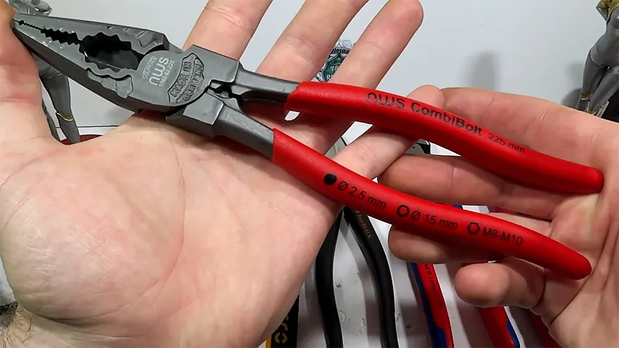 Силовые пассатижи с удлиненными ручками