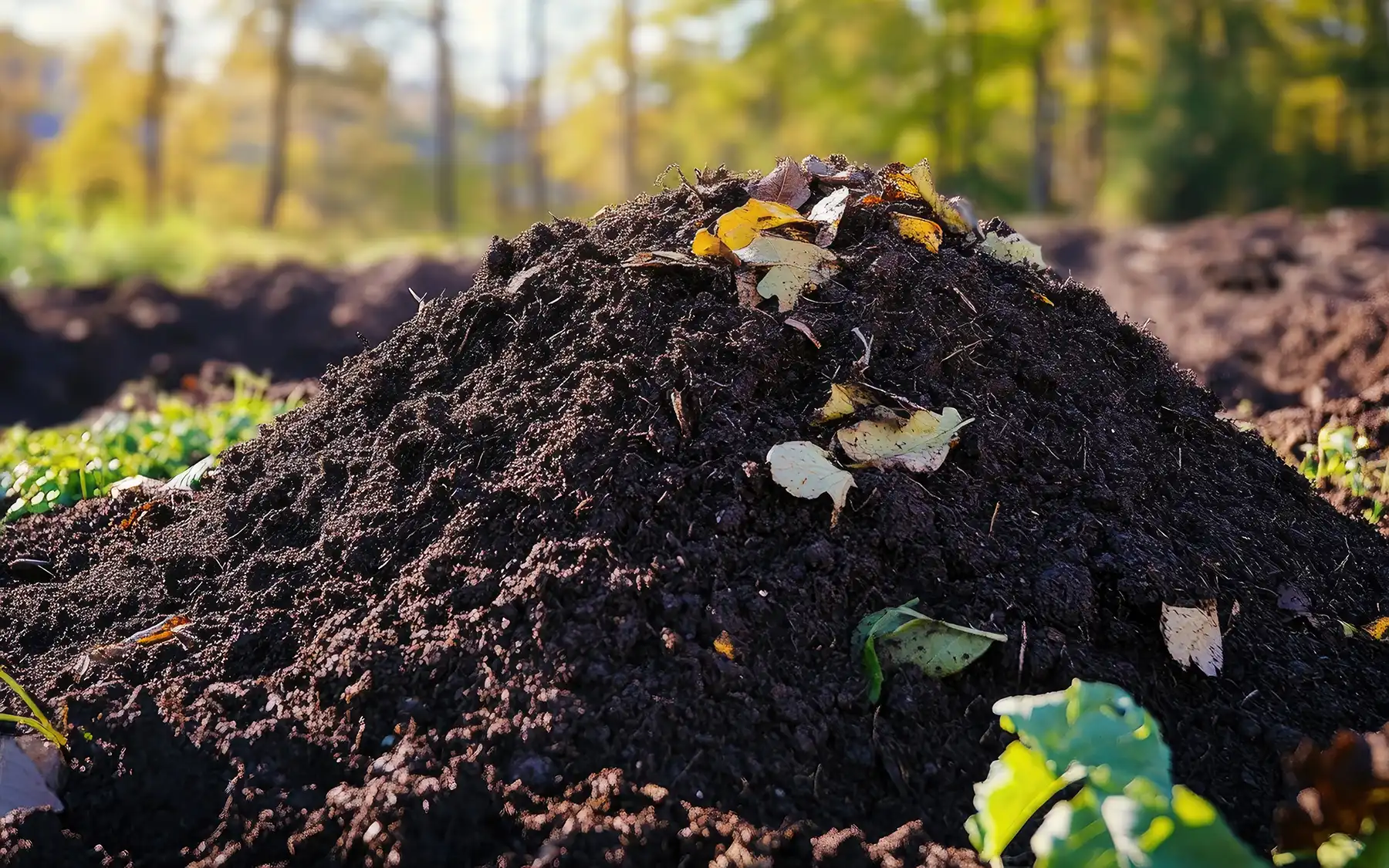 Созревший, правильно приготовленный компост
