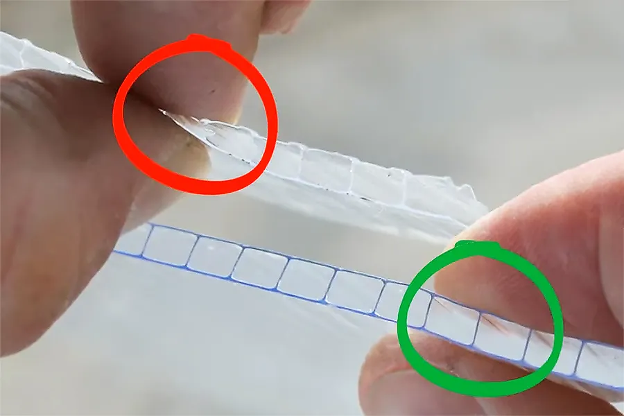 Проверка плотности поликарбоната