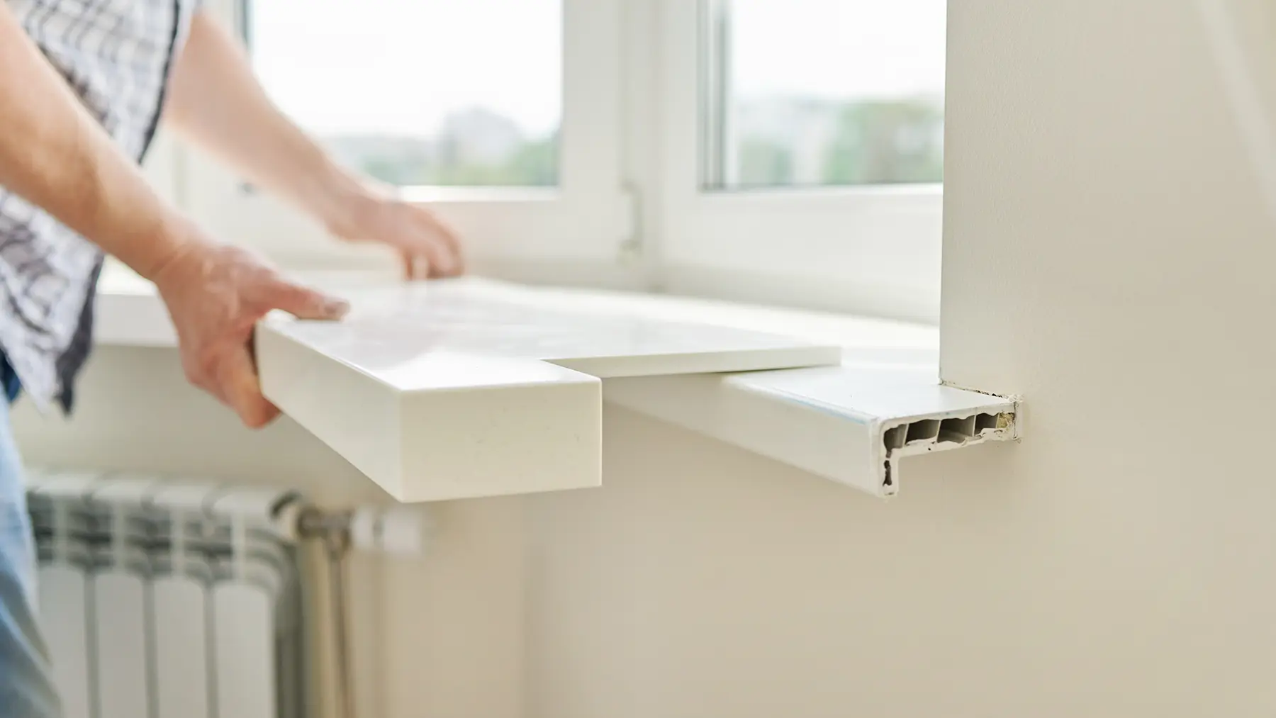 Накладка на ПВХ-подоконник