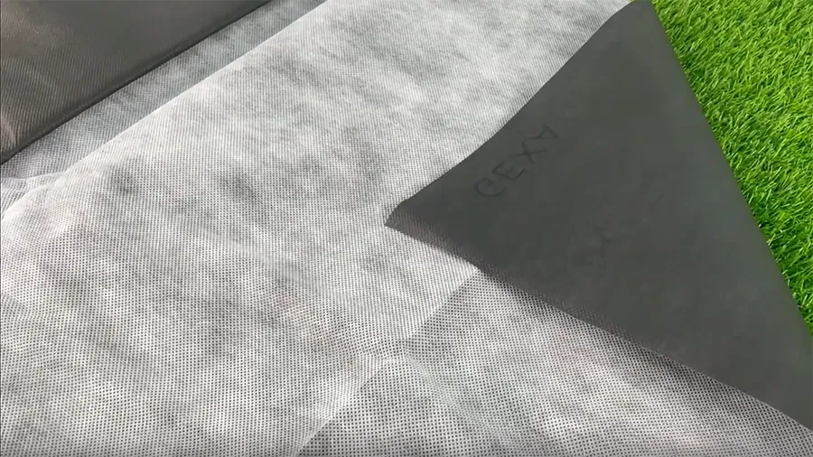 Черно-белый спанбонд из двух слоев