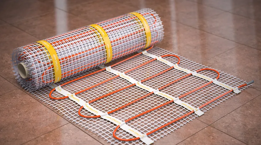 Как смонтировать электрический теплый пол под плитку - «Петрович.Знает»