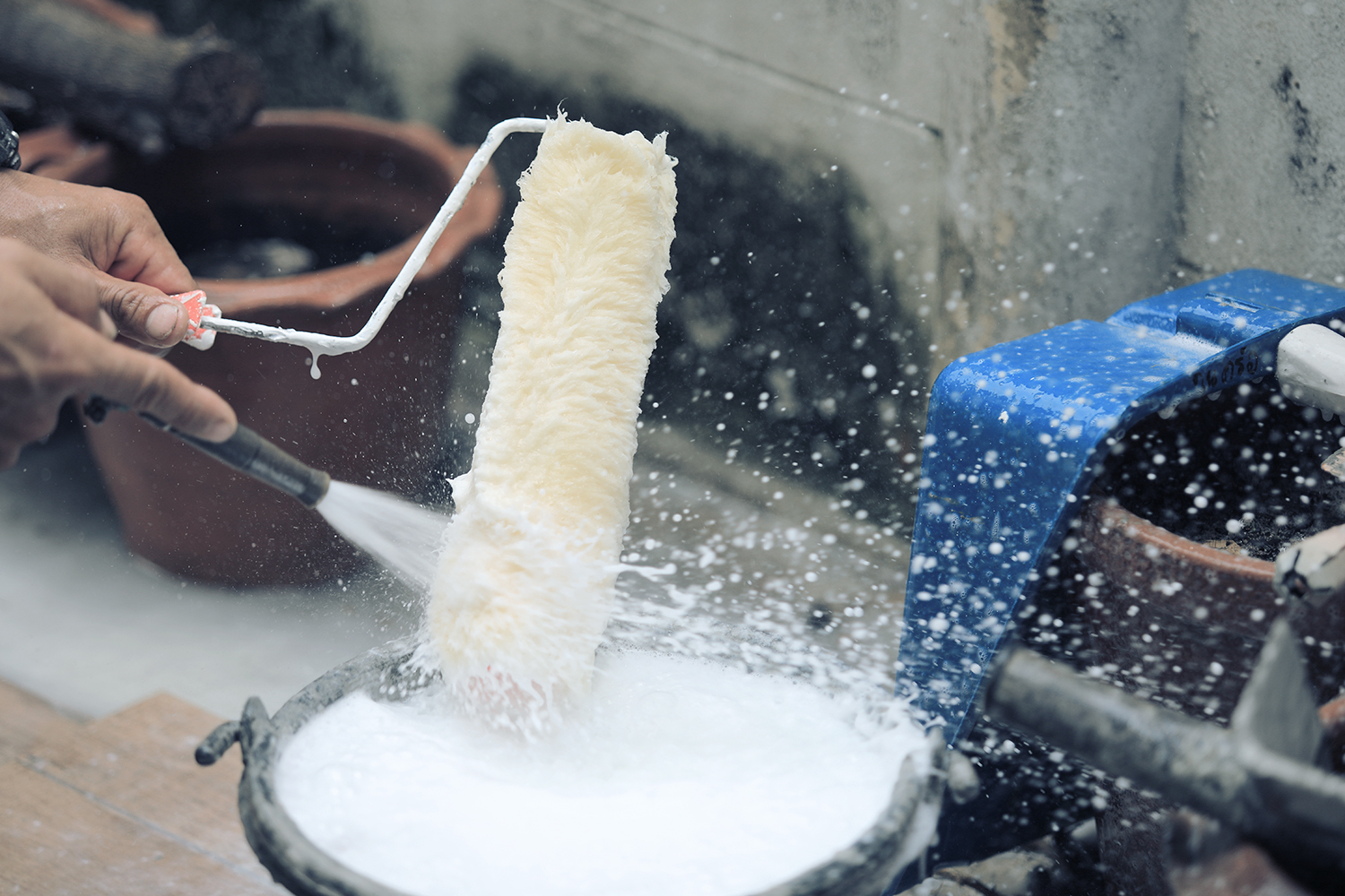 Как мыть валик после грунтовки